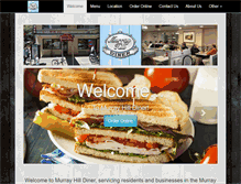 Tablet Screenshot of murrayhilldiner.com